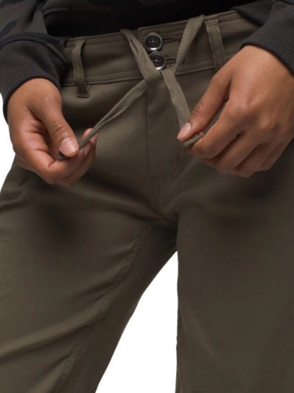 Prana pants olive green Hiking mountaineering climbing backpacking